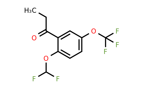 1261605-35-9 | 2'-(Difluoromethoxy)-5'-(trifluoromethoxy)propiophenone