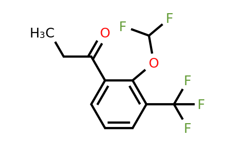 1261605-47-3 | 2'-(Difluoromethoxy)-3'-(trifluoromethyl)propiophenone