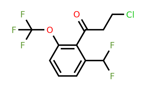 1261605-82-6 | 3-Chloro-2'-(difluoromethyl)-6'-(trifluoromethoxy)propiophenone