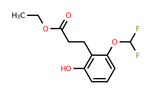 1261606-02-3 | Ethyl 3-(2'-(difluoromethoxy)-6'-hydroxyphenyl)propionate
