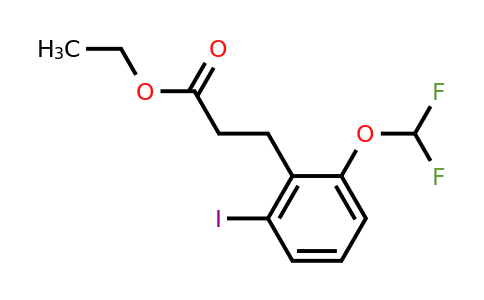 1261606-04-5 | Ethyl 3-(2'-(difluoromethoxy)-6'-iodophenyl)propionate