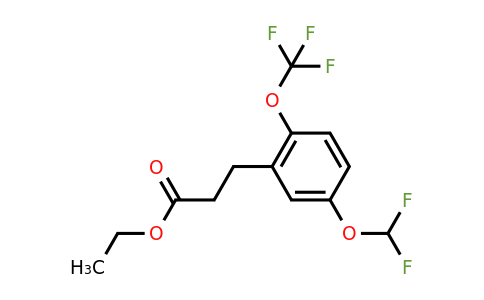 1261606-11-4 | Ethyl 3-(5'-(difluoromethoxy)-2'-(trifluoromethoxy)phenyl)propionate