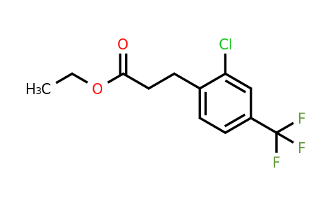 1261606-85-2 | Ethyl 3-(2'-chloro-4'-(trifluoromethyl)phenyl)propionate
