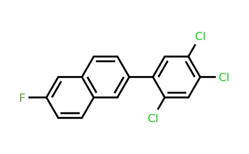 1261607-77-5 | 2-Fluoro-6-(2,4,5-trichlorophenyl)naphthalene