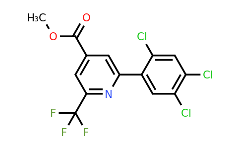 1261607-95-7 | Methyl 2-(2,4,5-trichlorophenyl)-6-(trifluoromethyl)isonicotinate
