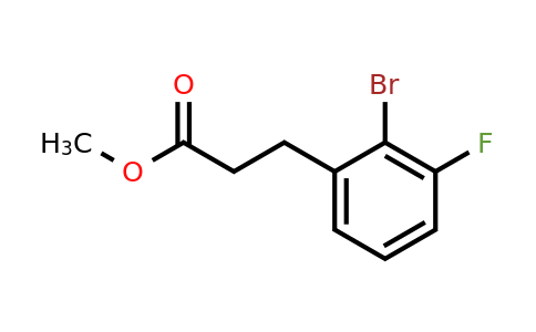 1261608-27-8 | Methyl 3-(2'-bromo-3'-fluorophenyl)propionate