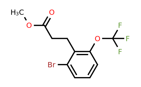 1261608-29-0 | Methyl 3-(2'-bromo-6'-(trifluoromethoxy)phenyl)propionate