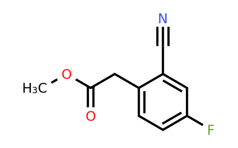 1261608-35-8 | Methyl 2-cyano-4-fluorophenylacetate