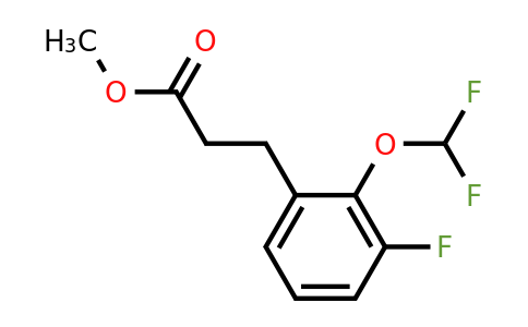 1261608-52-9 | Methyl 3-(2'-(difluoromethoxy)-3'-fluorophenyl)propionate