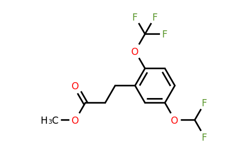 1261608-60-9 | Methyl 3-(5'-(difluoromethoxy)-2'-(trifluoromethoxy)phenyl)propionate