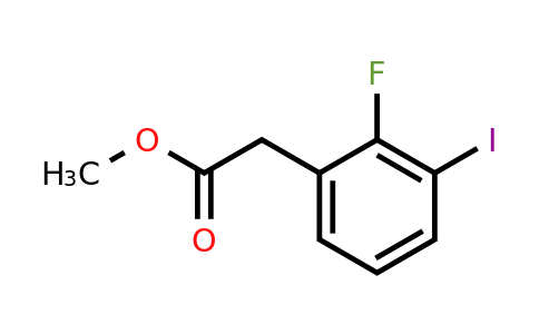 1261608-65-4 | Methyl 2-fluoro-3-iodophenylacetate