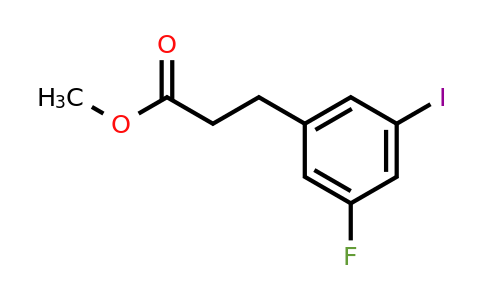 1261608-75-6 | Methyl 3-(3'-fluoro-5'-iodophenyl)propionate