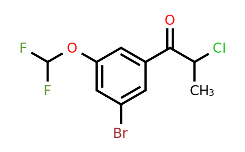 1261608-91-6 | 3'-Bromo-2-chloro-5'-(difluoromethoxy)propiophenone