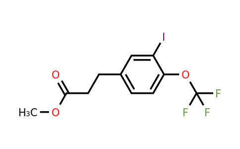 1261609-06-6 | Methyl 3-(3'-iodo-4'-(trifluoromethoxy)phenyl)propionate