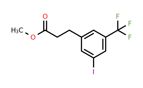 1261609-17-9 | Methyl 3-(3'-iodo-5'-(trifluoromethyl)phenyl)propionate