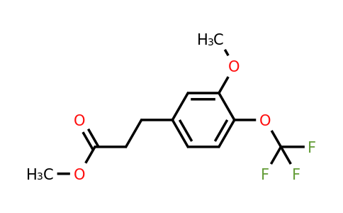 1261609-31-7 | Methyl 3-(3'-methoxy-4'-(trifluoromethoxy)phenyl)propionate