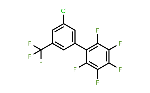 1261609-51-1 | 5'-Chloro-2,3,4,5,6-pentafluoro-3'-(trifluoromethyl)biphenyl