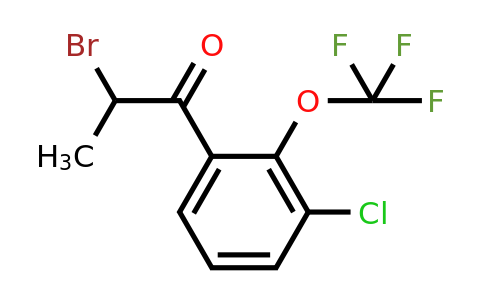 1261609-71-5 | 2-Bromo-3'-chloro-2'-(trifluoromethoxy)propiophenone