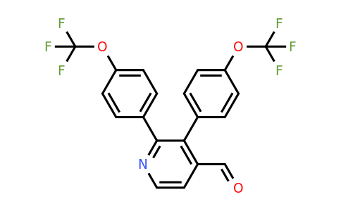 1261609-90-8 | 2,3-Bis(4-(trifluoromethoxy)phenyl)isonicotinaldehyde
