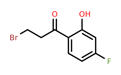 1261610-17-6 | 3-Bromo-4'-fluoro-2'-hydroxypropiophenone
