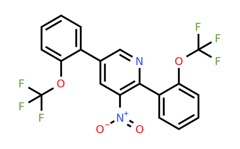 1261610-27-8 | 2,5-Bis(2-(trifluoromethoxy)phenyl)-3-nitropyridine