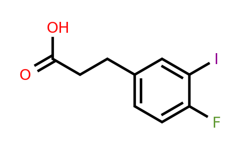 1261610-40-5 | 3-(4'-Fluoro-3'-iodophenyl)propionic acid