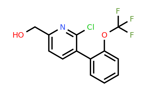 1261610-42-7 | 2-Chloro-3-(2-(trifluoromethoxy)phenyl)pyridine-6-methanol