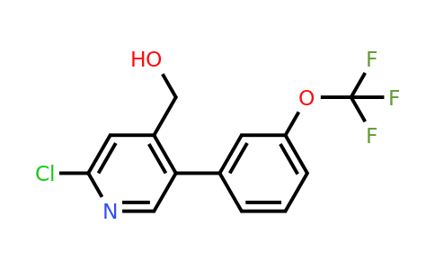 1261610-46-1 | 2-Chloro-5-(3-(trifluoromethoxy)phenyl)pyridine-4-methanol