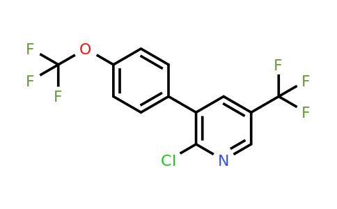 1261610-51-8 | 2-Chloro-3-(4-(trifluoromethoxy)phenyl)-5-(trifluoromethyl)pyridine