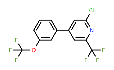 1261610-58-5 | 2-Chloro-4-(3-(trifluoromethoxy)phenyl)-6-(trifluoromethyl)pyridine