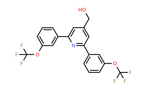 1261610-64-3 | 2,6-Bis(3-(trifluoromethoxy)phenyl)pyridine-4-methanol