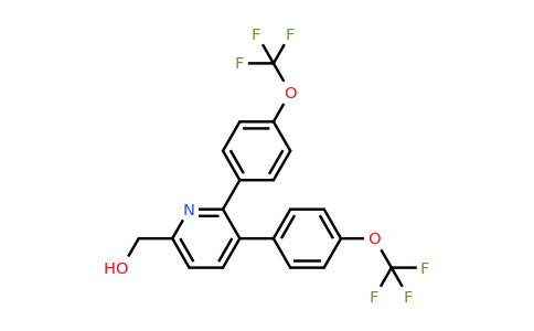 1261610-77-8 | 3,2-Bis(4-(trifluoromethoxy)phenyl)pyridine-6-methanol