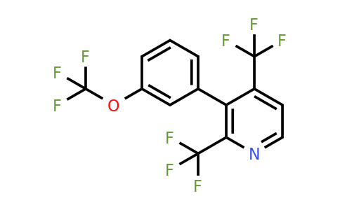 1261611-09-9 | 2,4-Bis(trifluoromethyl)-3-(3-(trifluoromethoxy)phenyl)pyridine