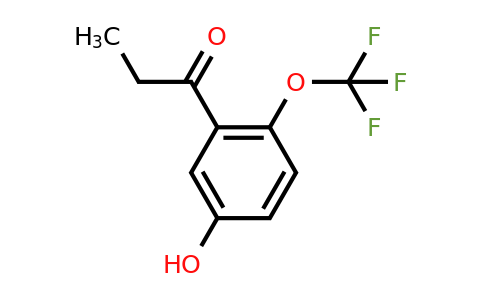 1261611-28-2 | 5'-Hydroxy-2'-(trifluoromethoxy)propiophenone