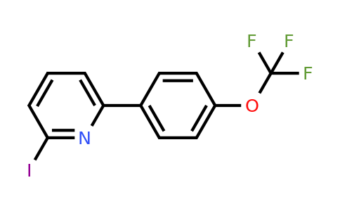 1261611-77-1 | 2-Iodo-6-(4-(trifluoromethoxy)phenyl)pyridine
