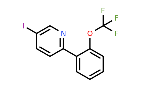 1261611-83-9 | 5-Iodo-2-(2-(trifluoromethoxy)phenyl)pyridine
