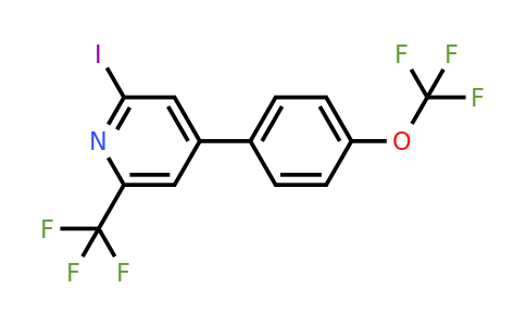 1261612-13-8 | 2-Iodo-4-(4-(trifluoromethoxy)phenyl)-6-(trifluoromethyl)pyridine