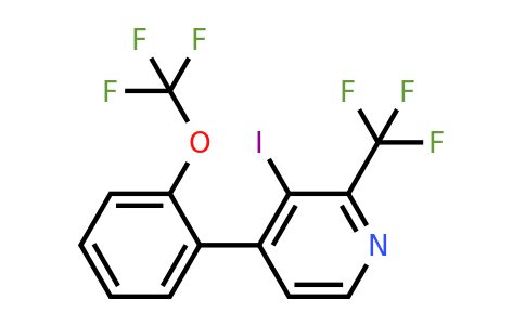 3-Iodo-4-(2-(trifluoromethoxy)phenyl)-2-(trifluoromethyl)pyridine