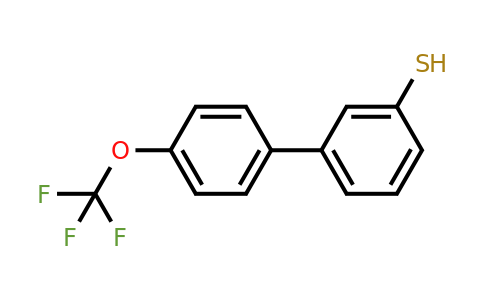 1261612-40-1 | 3-Mercapto-4'-(trifluoromethoxy)biphenyl