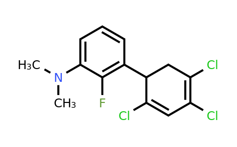 1261612-50-3 | [2-Fluoro-3-(2,4,5-trichloro-cyclohexa-2,4-dienyl)phenyl]-dimethylamine