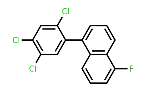 1261613-29-9 | 1-Fluoro-5-(2,4,5-trichlorophenyl)naphthalene