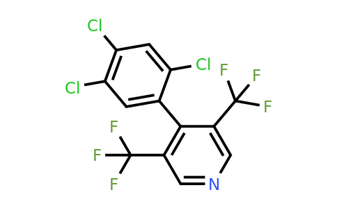 1261613-42-6 | 3,5-Bis(trifluoromethyl)-4-(2,4,5-trichlorophenyl)pyridine