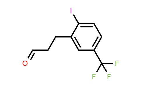 1261613-62-0 | 3-(2'-Iodo-5'-(trifluoromethyl)phenyl)propionaldehyde
