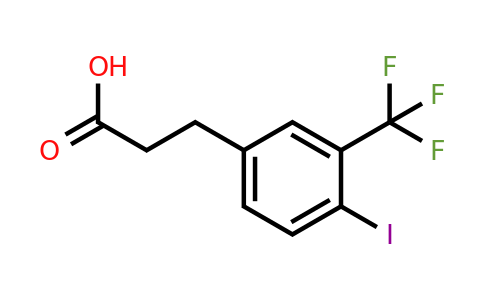 1261613-68-6 | 3-(4'-Iodo-3'-(trifluoromethyl)phenyl)propionic acid
