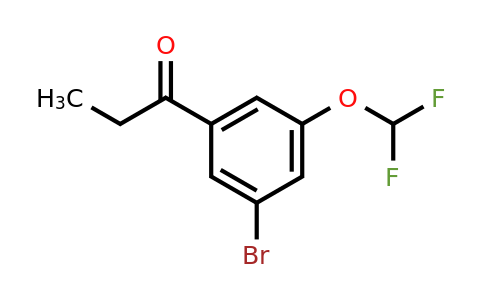1261613-76-6 | 3'-Bromo-5'-(difluoromethoxy)propiophenone