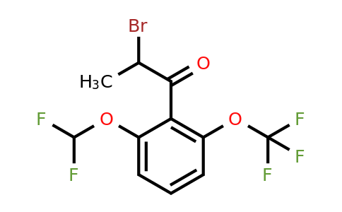 1261613-95-9 | 2-Bromo-2'-(difluoromethoxy)-6'-(trifluoromethoxy)propiophenone