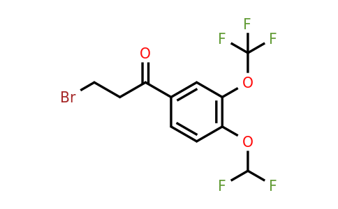 1261614-01-0 | 3-Bromo-4'-(difluoromethoxy)-3'-(trifluoromethoxy)propiophenone