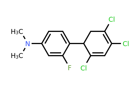 1261614-54-3 | [3-Fluoro-4-(2,4,5-trichloro-cyclohexa-2,4-dienyl)phenyl]-dimethylamine
