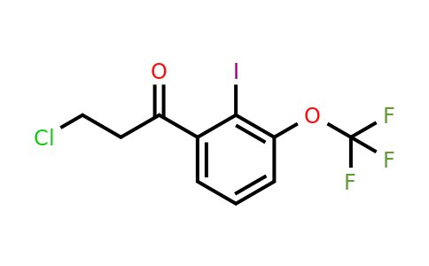 1261614-73-6 | 3-Chloro-2'-iodo-3'-(trifluoromethoxy)propiophenone
