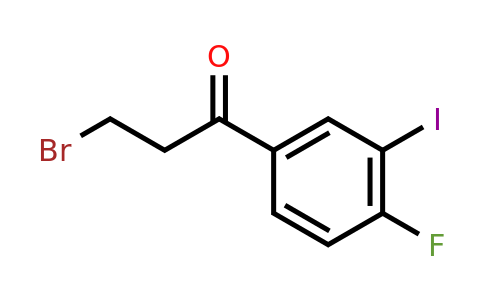 1261615-04-6 | 3-Bromo-4'-fluoro-3'-iodopropiophenone